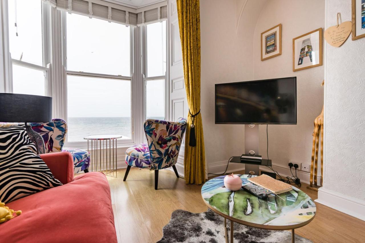 Sea View Ar Lan Y Mor Luxury Apartment Aberystwyth Exterior photo